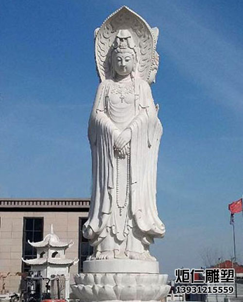 汉白玉石雕三面观音像(图4) 20161119182556.jpg