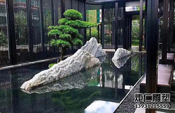 雪浪石假山屏风造景(图1) 雪浪石1.jpg