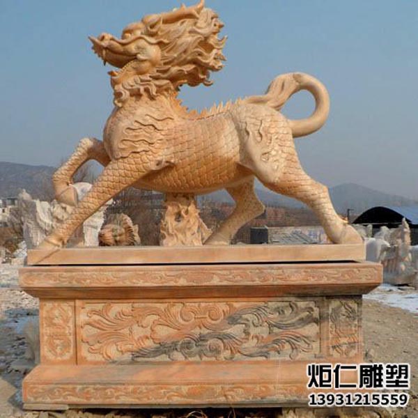 晚霞红走式石雕麒麟(图1) 20161127172347.jpg