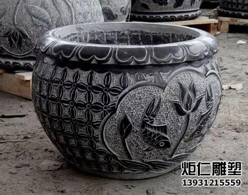 青石仿古石雕鱼缸(图2) 37.jpg