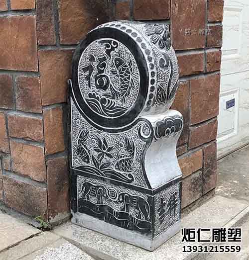 青石仿古石雕门墩(图1) 17.jpg