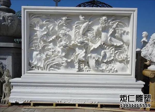 石雕汉白玉影壁墙(图2) 16.jpg
