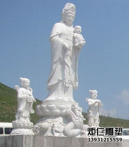 石雕送子观音佛像(图3) 4.jpg