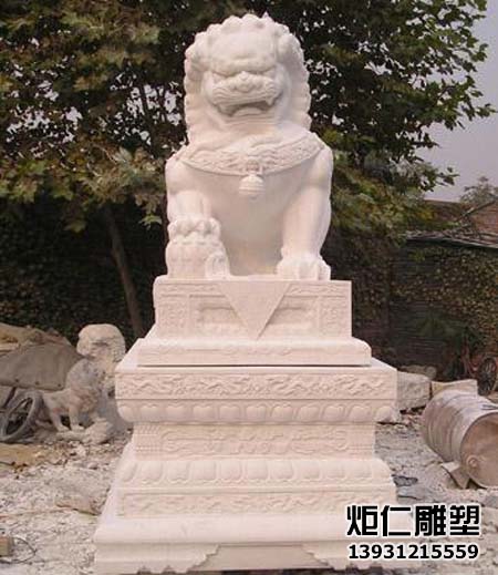 石雕汉白玉狮子(图3) 3.jpg