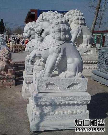 石雕汉白玉狮子(图4) 5.jpg