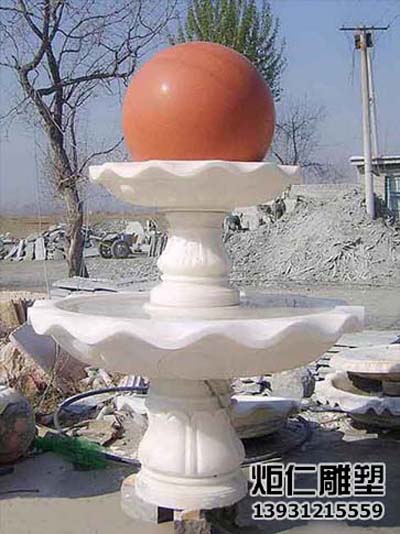 汉白玉石材风水球(图1) 1.jpg