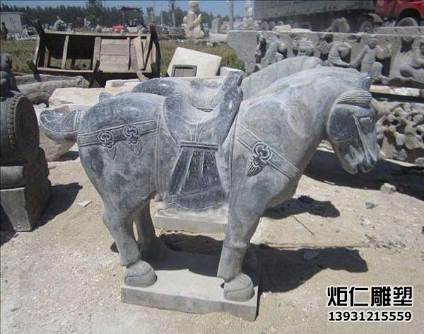 青石仿古石雕马(图2) 2.jpg
