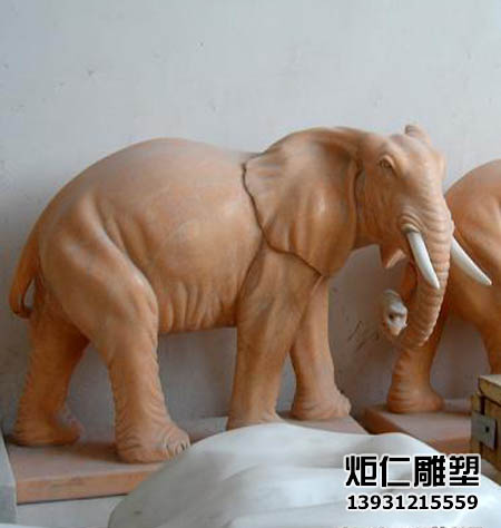 大理石大象雕塑(图2) 4.jpg