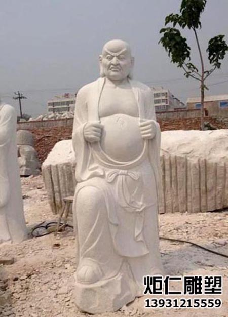 石雕汉白玉罗汉像(图3) 1.jpg