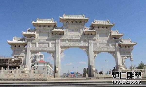 大型古建石雕牌楼(图3) 5.jpg