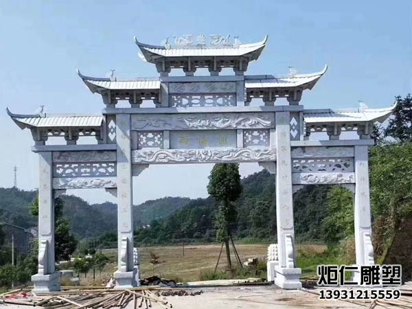 三门五楼石雕牌坊(图4) 5.jpg