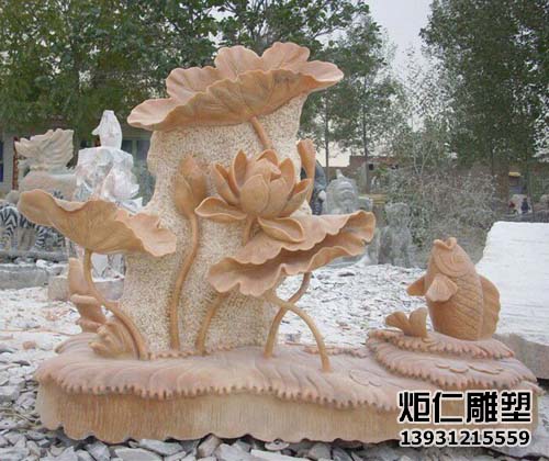 园林石雕荷花雕塑(图3) 5.jpg